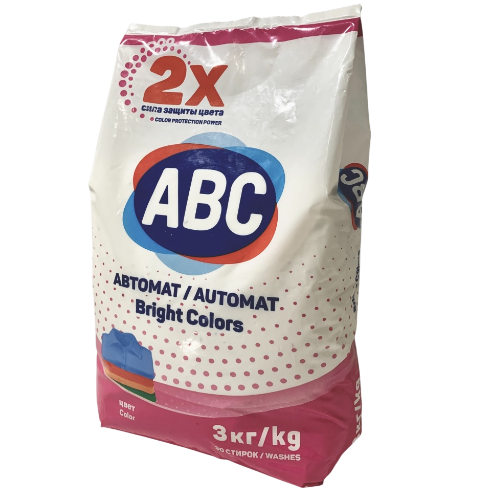 

Стиральный порошок ABC Bright Colors 3 кг