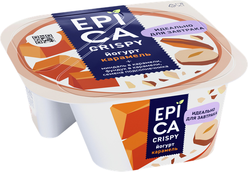 

Йогурт Epica Crispy Карамель 4.8%, 140 г