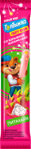 

Фруктовый лед Топтыжка со взрывной карамелью Питахайя 50 г