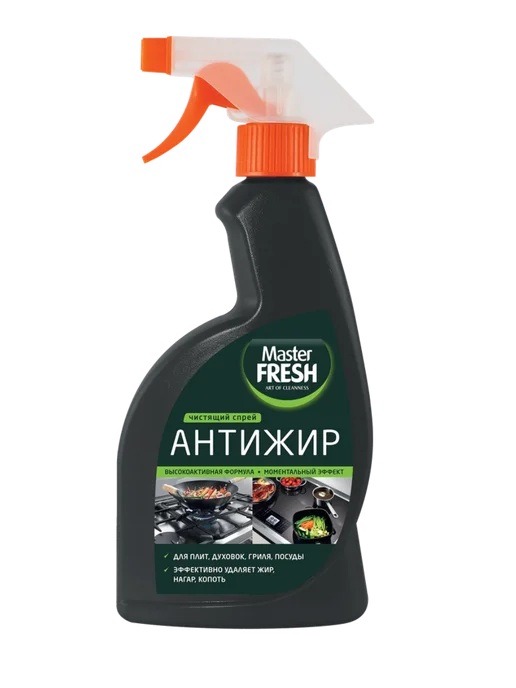 

Чистящий спрей Master Fresh Антижир 500 мл