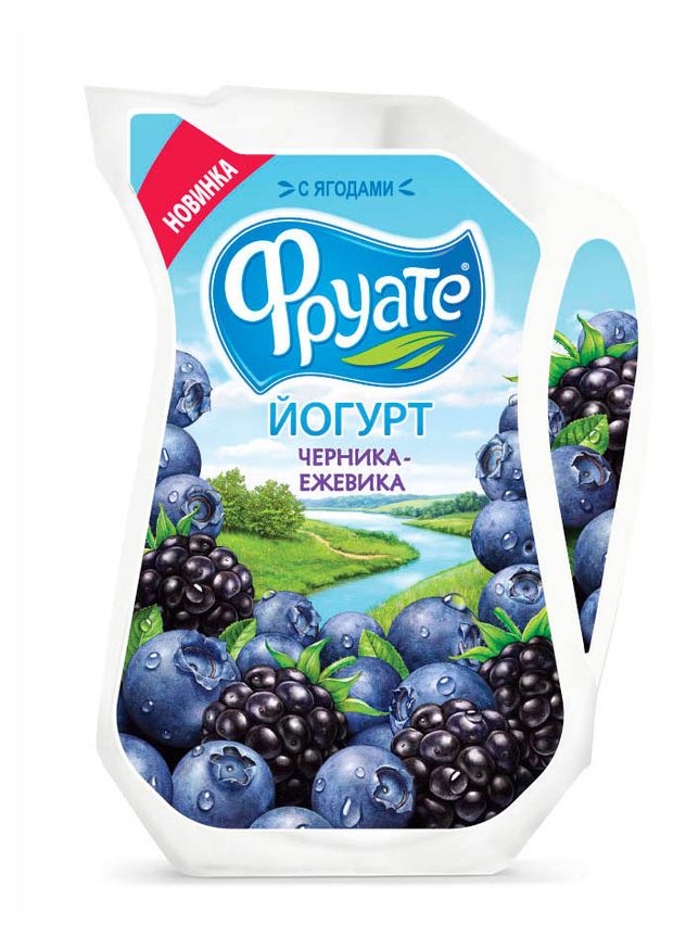

Йогурт питьевой Фруате черника-ежевика 1.5% БЗМЖ 250 г