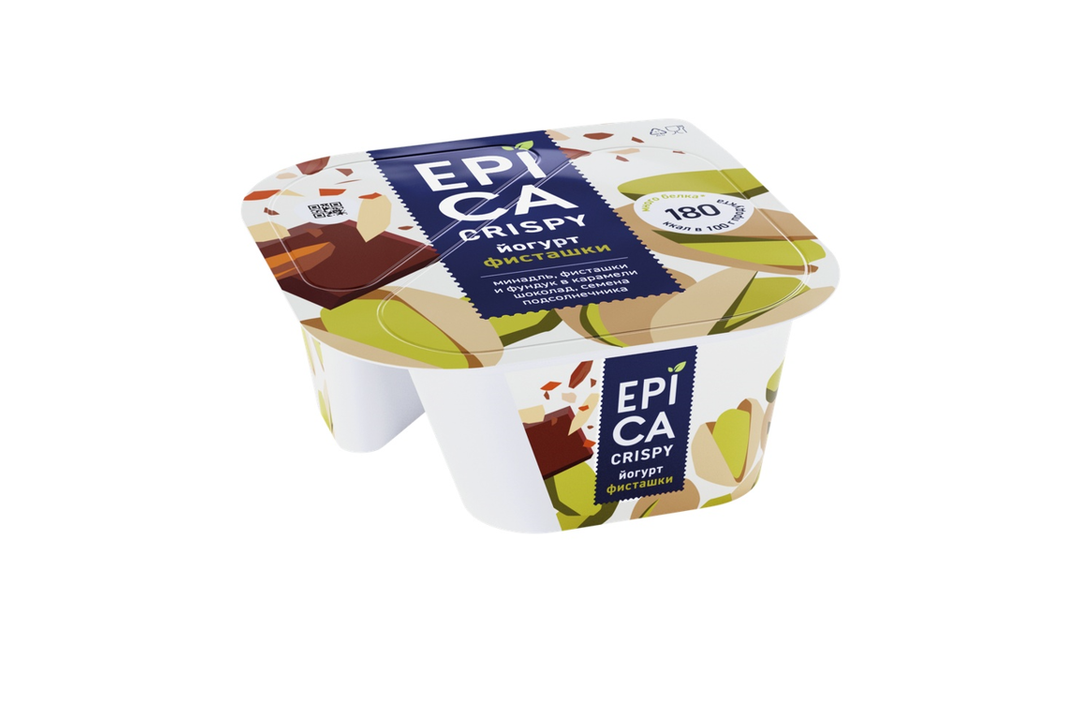 

Йогурт Epica Crispy Фисташки 10.5% 140 г