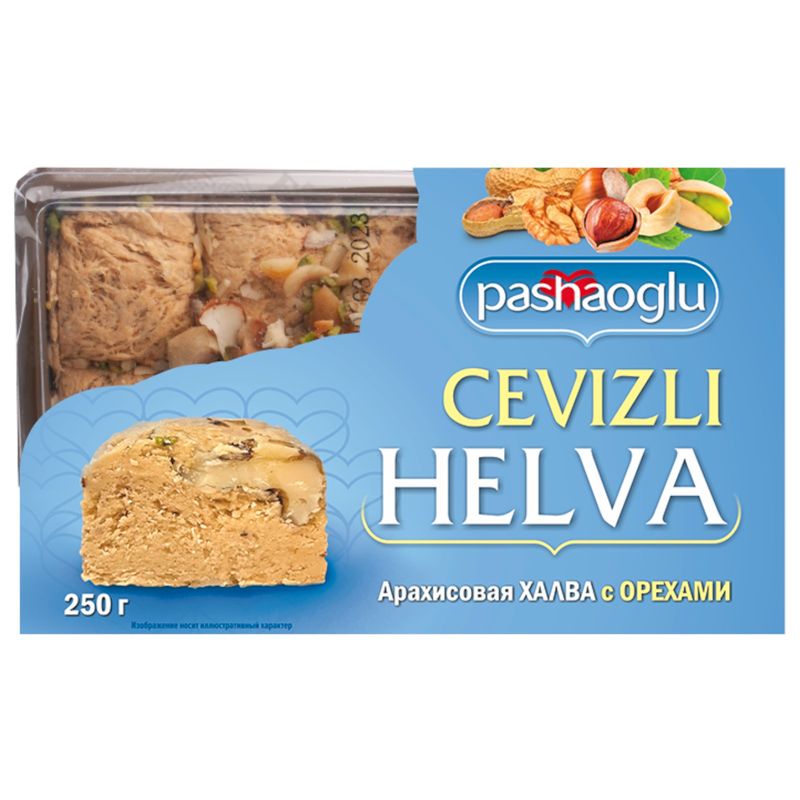 

Халва Pashaoglu арахисовая с орехами 250 г