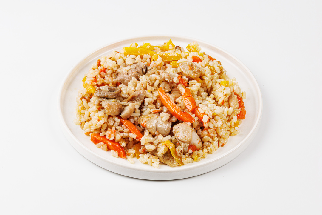 

Плов ВкусВилл Узбекский с курицей 250 г