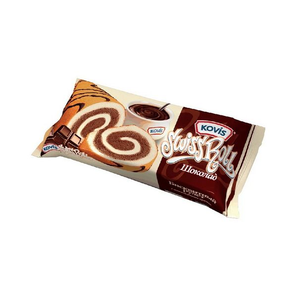 Рулет КОВИС шоколад глаз. вес 175г Kovis РОССИЯ