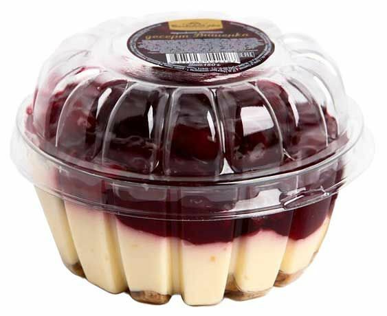 Пирожное Бисквитный Двор Вишенка 180 г