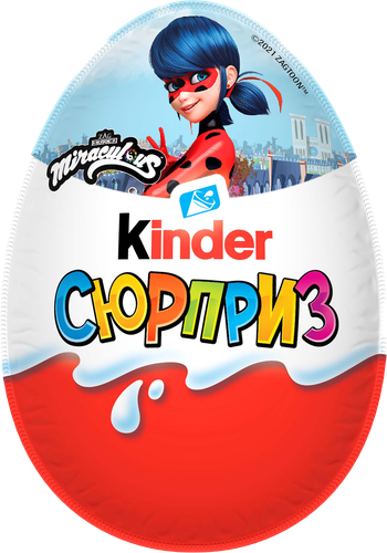 

Яйцо Kinder Сюрприз из молочного шоколада с игрушкой в ассортименте 20 г
