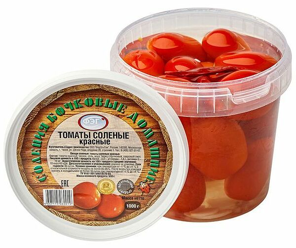 Томаты соленые Фэг красные