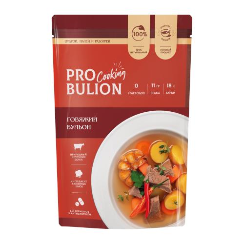 

Бульон ProBulion Cooking говяжий замороженный 500 мл