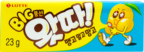

Жевательная резинка Lotte Bubble Gum Big Whatta манго 23 г