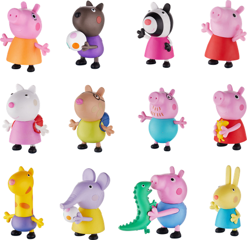 

Игрушка Peppa Pig фигурка-топпер 12 героев в ассортименте 1 шт