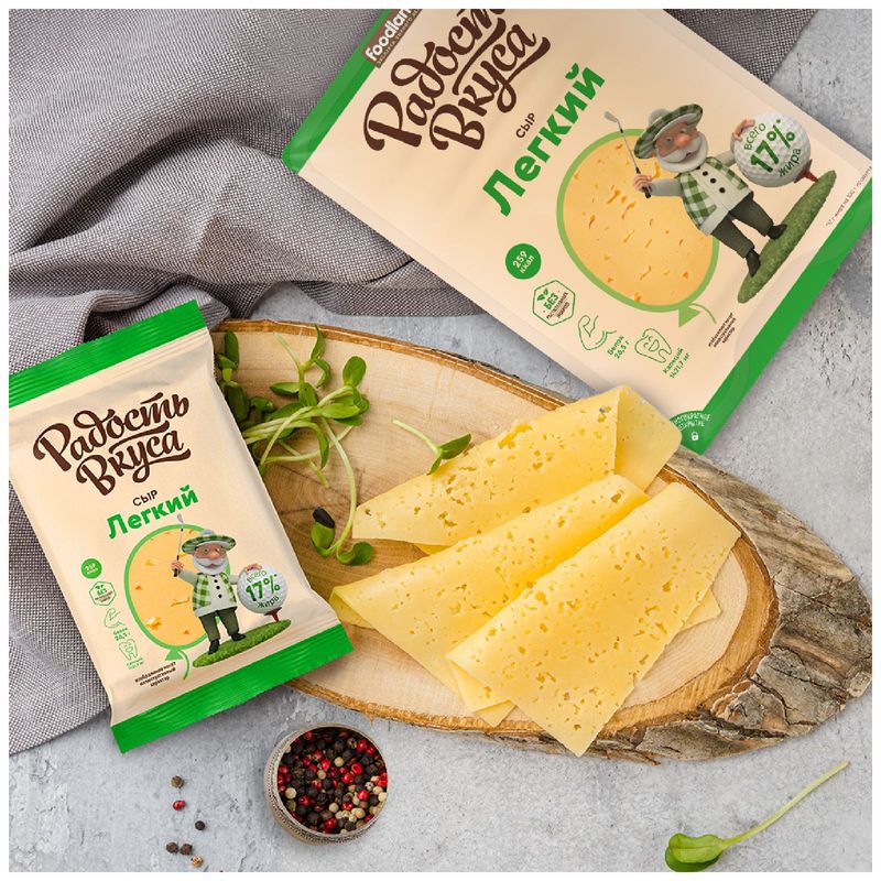 

Сыр Радость Вкуса Легкий 35% нарезка 125 г