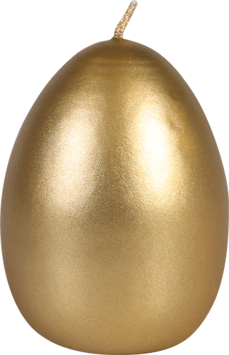 

Свеча Homeclub Пасхальное яйцо, золотой цвет, 6.5х4.5 см