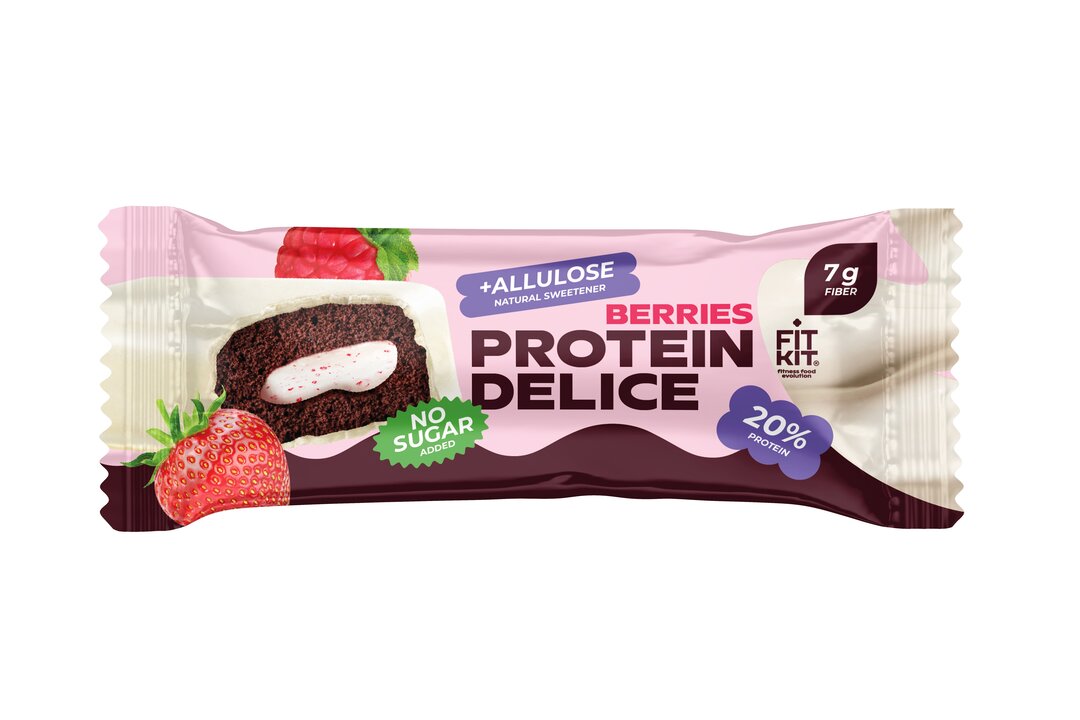 

Бисквит протеиновый Fit kit Protein Delice Лесные ягоды 60 г