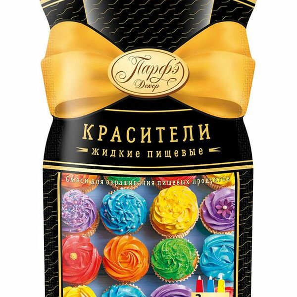 Красители пищевые Парфэ Декор жидкие, 3 цвета 36 г