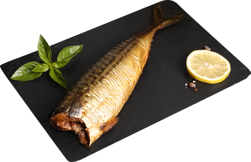 

Скумбрия горячего копчения Лента Fresh без головы, весовая