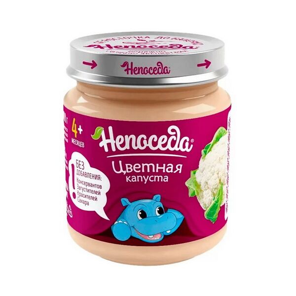 Пюре овощное Непоседа из цв капусты с 4мес 95г ДП