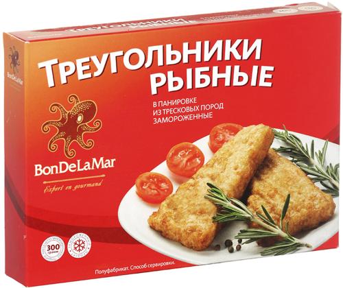 

Рыбные треугольники Bondelamar в панировке 300 г