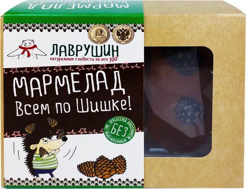 

Мармелад желейный Лаврушин Всем по шишке, формовой, 95 г