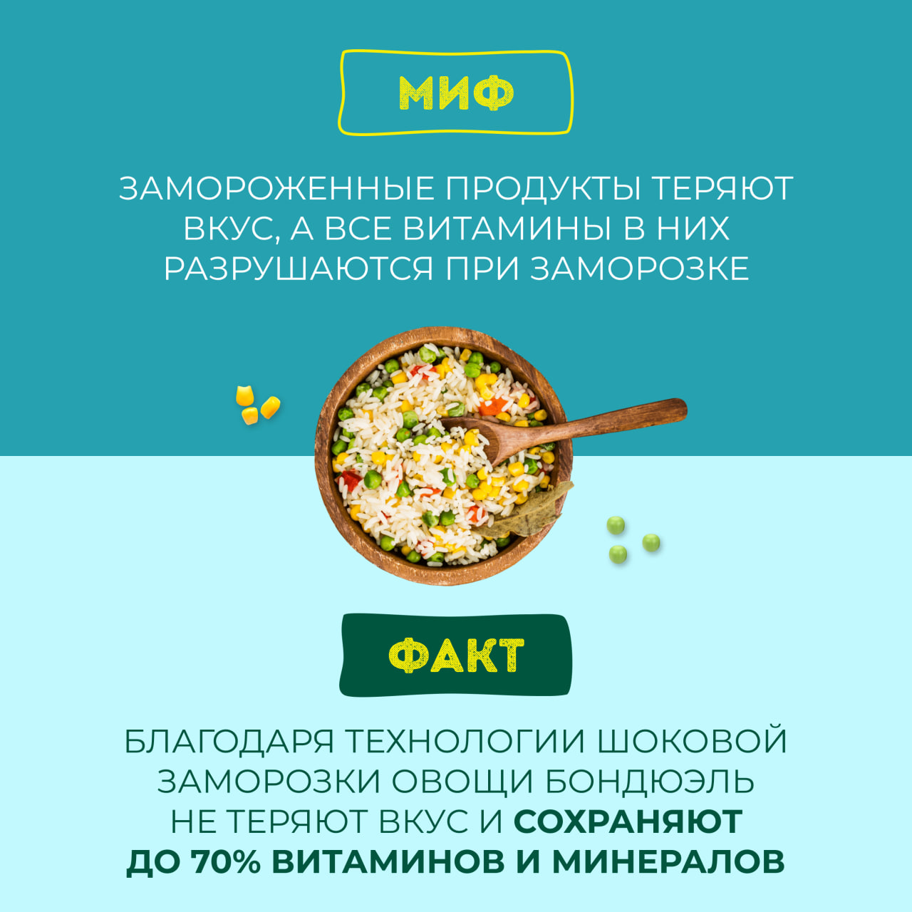 

Гавайская смесь Бондюэль замороженная 400 г