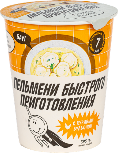 

Пельмени Рамай быстрого приготовления с куриным бульоном 100 г