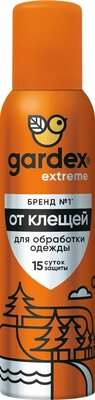 Аэрозоль Gardex Extreme от клещей для обработки одежды 150 мл