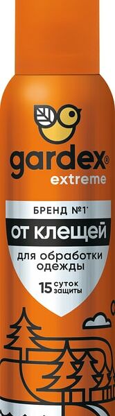 Аэрозоль Gardex Extreme от клещей для обработки одежды 150 мл