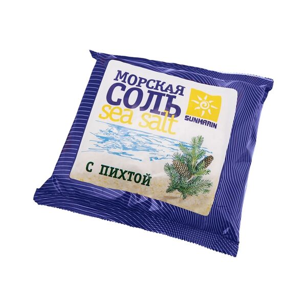 Соль морская природная с пихтой, вес 1 кг
