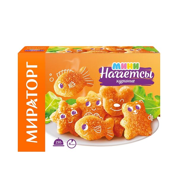 Мини наггетсы куриные Мираторг 250г