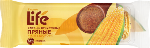 

Хлебцы кукурузные Лента Life пряные 60 г