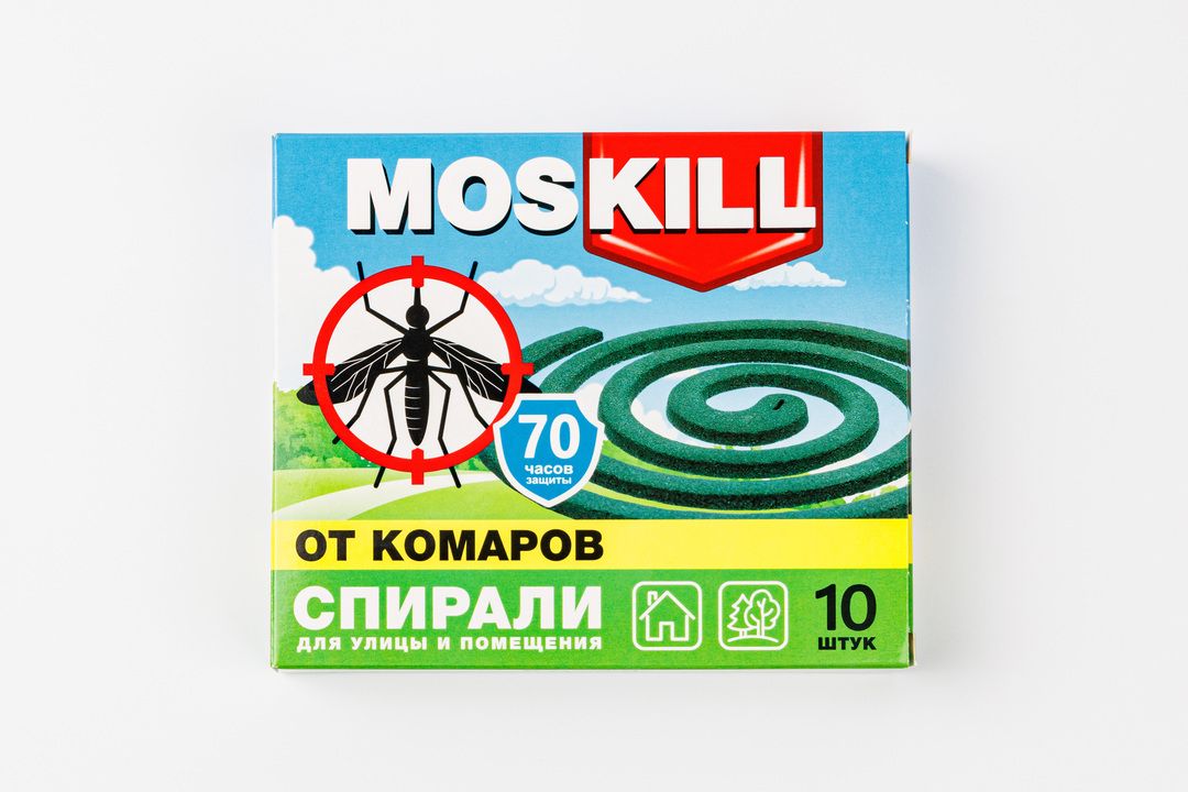 

Спирали от летающих насекомых Moskill 10 шт.