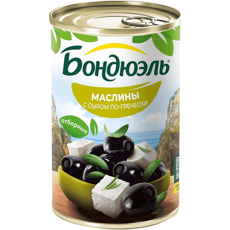 

Маслины Бондюэль По-гречески с сыром 300 г