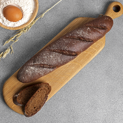 

Багет ржаной ЛЕНТА FRESH Изделия хлебобулочные из смеси пшеничной и ржаной муки, 200г