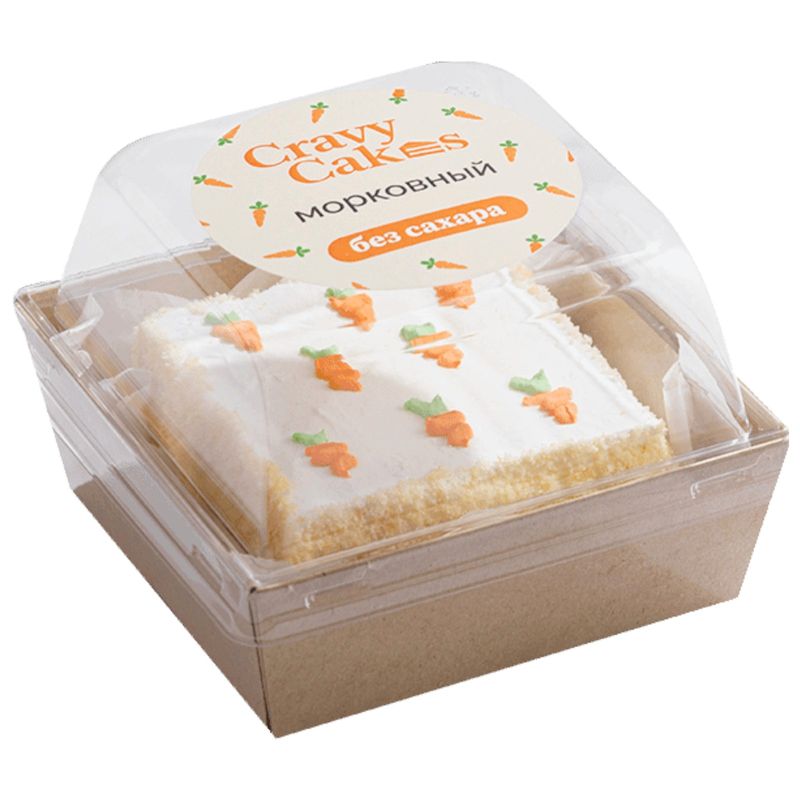 

Бенто-торт Cravy Cakes морковный с апельсиновым вкусом 270 г