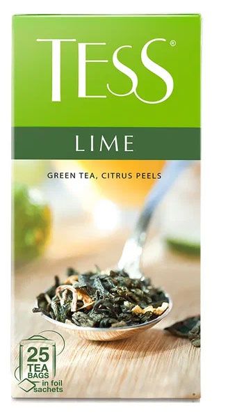 

Чай зелёный Tess Lime 25 пакетиков, 37.5 г