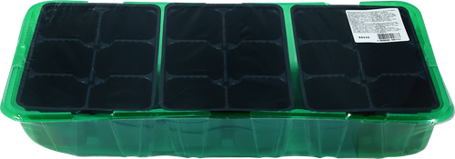 

Мини-парник на 3 кассеты с крышкой и пластиковыми кассетами (лоток+крышка), арт. 64335