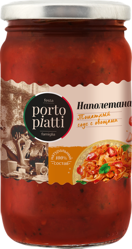 

Соус томатный Porto Piatti Napoletana, с овощами, 350г