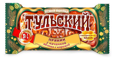 

Пряник Ясная Поляна Тульский яблоко с корицей 140г