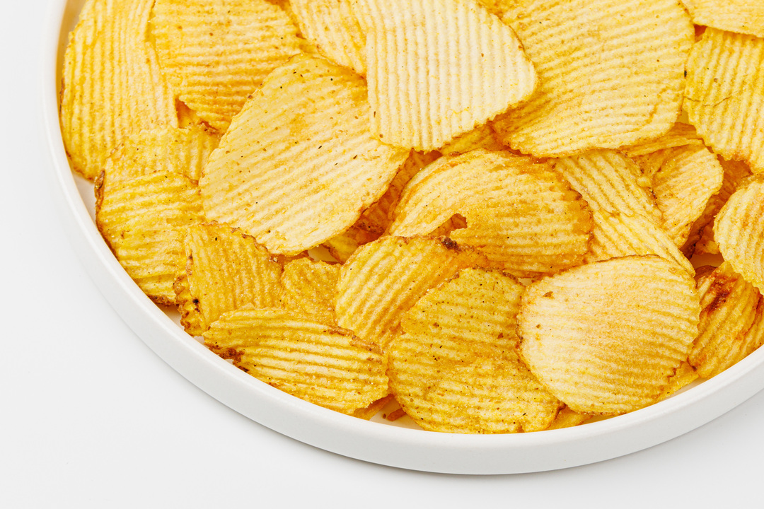 

Чипсы картофельные рифленые ВкусВилл со вкусом Тайский пряный карри 100 г