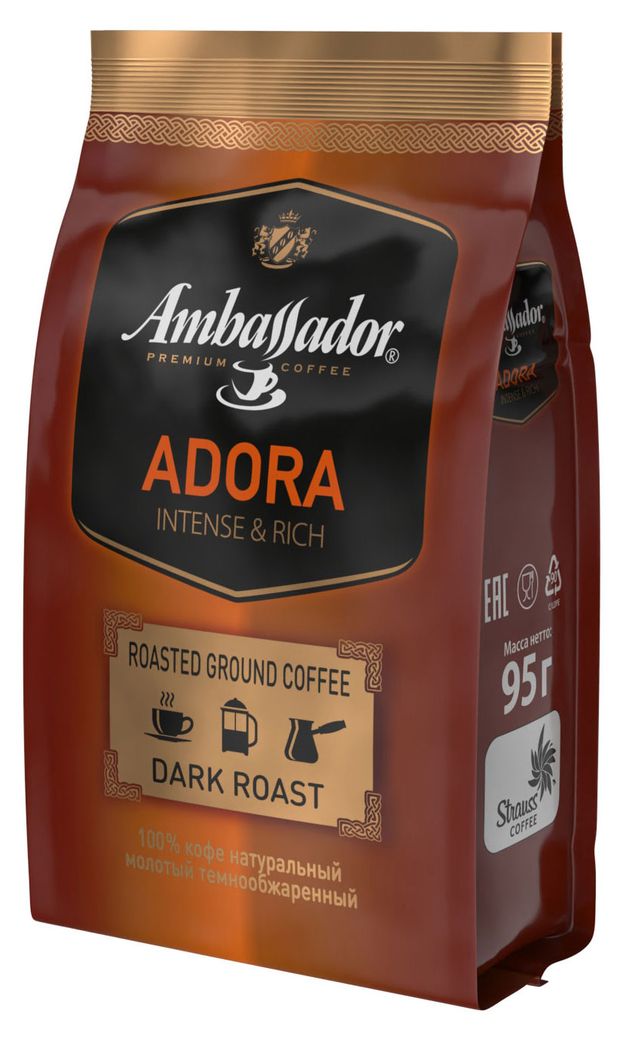 

Кофе молотый Ambassador Adora 95 г