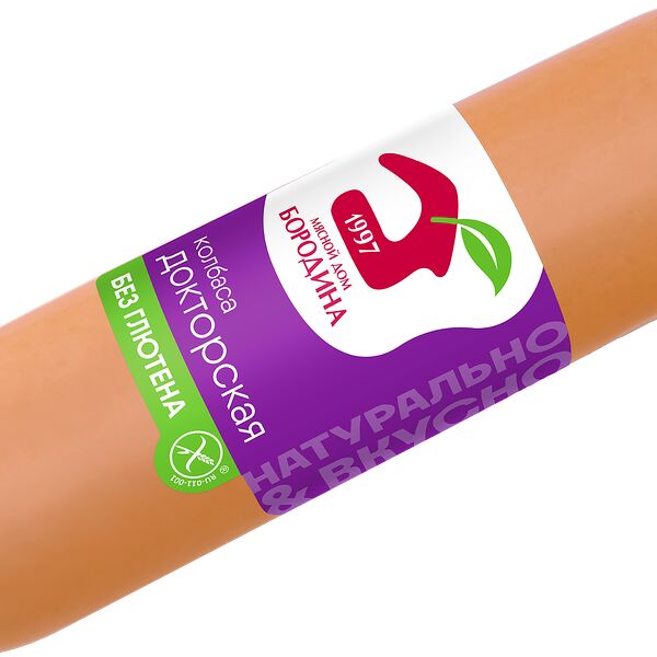 Колбаса вареная Мясной дом Бородина Докторская вес