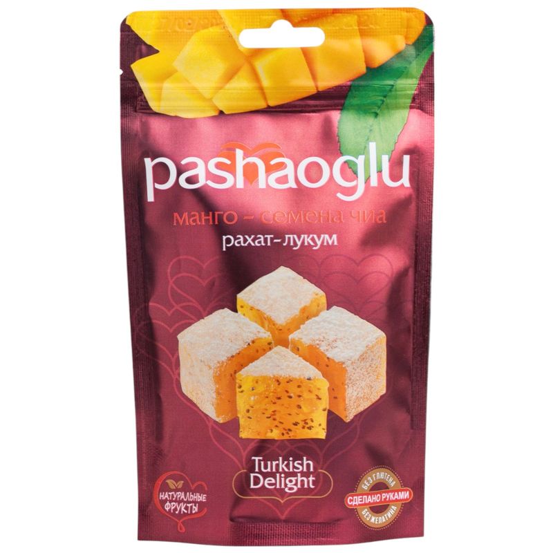 

Рахат-лукум Pashaoglu манго-семена чиа 150 г