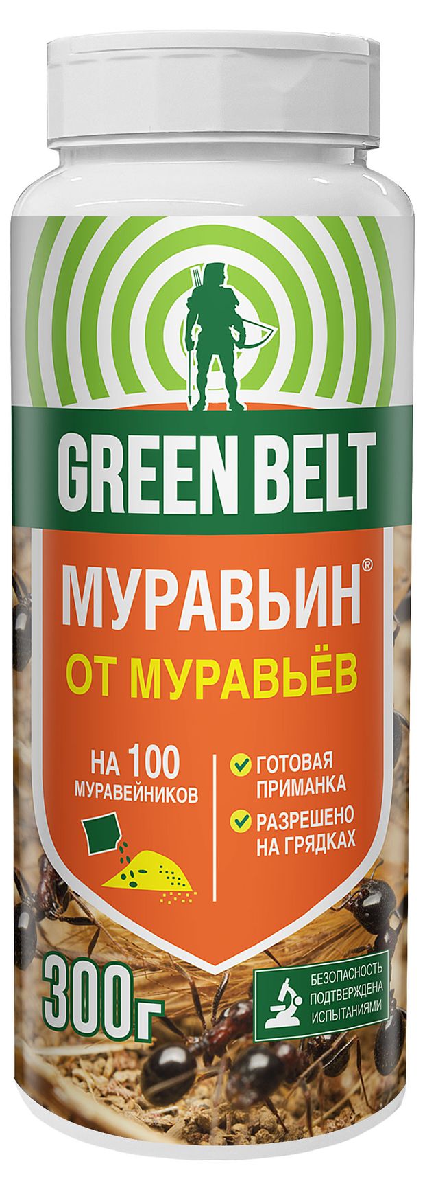 

Средство от садовых муравьев Муравьин Green Belt 300 г