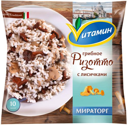 

Ризотто Vитамин грибное с лисичками 400 г