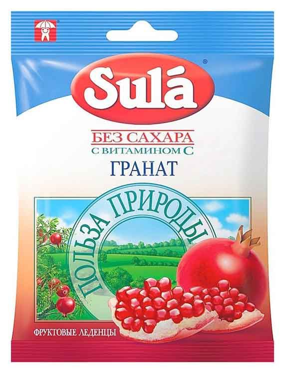 

Леденцы Sula гранат без сахара 60 г