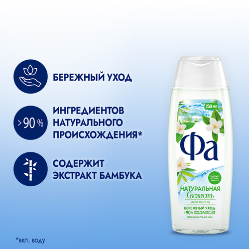

Крем-гель для душа Фа Натуральная свежесть Аромат белого чая 250 мл