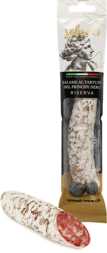 

Колбаса сыровяленая Solemici Al Tartufo del Principe Nero с трюфелем 110 г