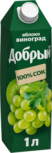 

Нектар Добрый Яблоко-Виноград 1 л