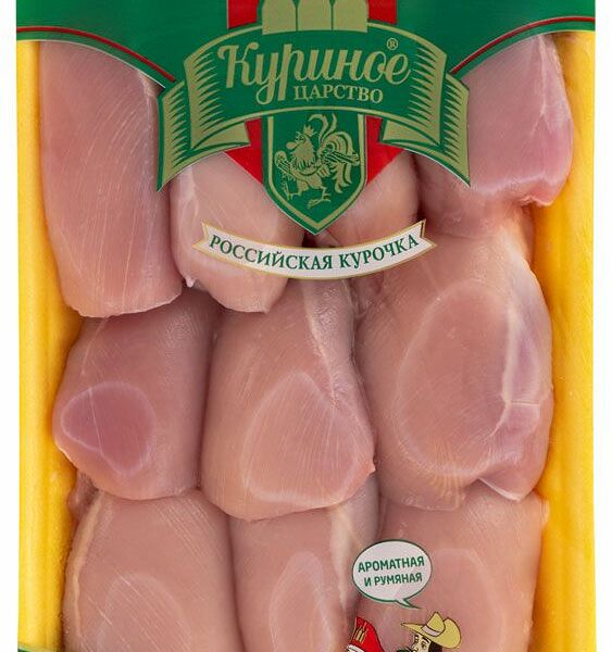 Мясо бедра цыплёнка-бройлера Куриное Царство без кости охлаждённое вес