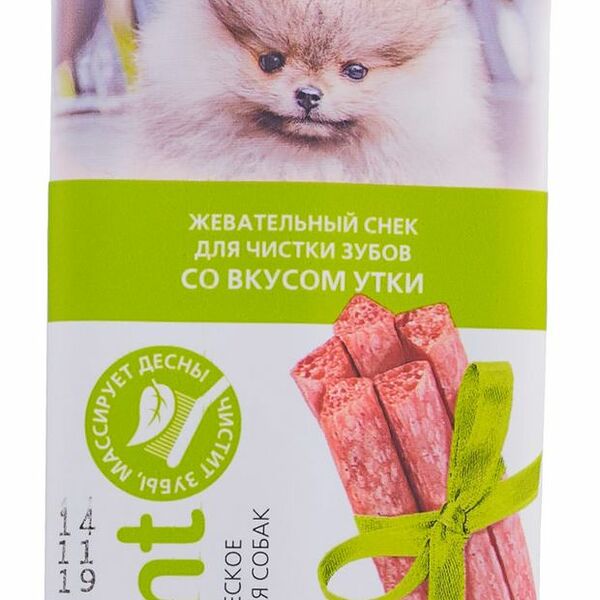 Лакомство для собак Titbit Dent Жевательный снек cо вкусом утки для мелких пород 20 г
